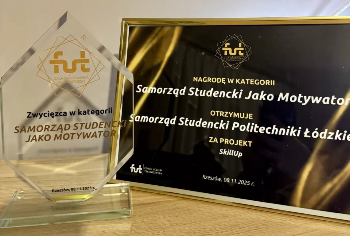 Ngroda za projekt dla Samorządu Studenckiego PŁ