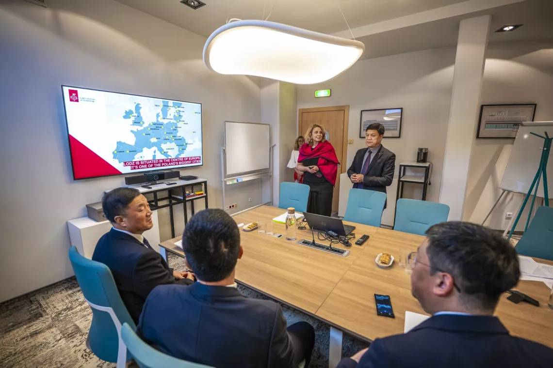 Goście z Chin w Centrum Współpracy Międzynarodowej PŁ