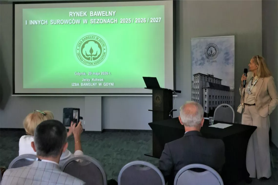 Wystąpienie naukowczyni na konferencji