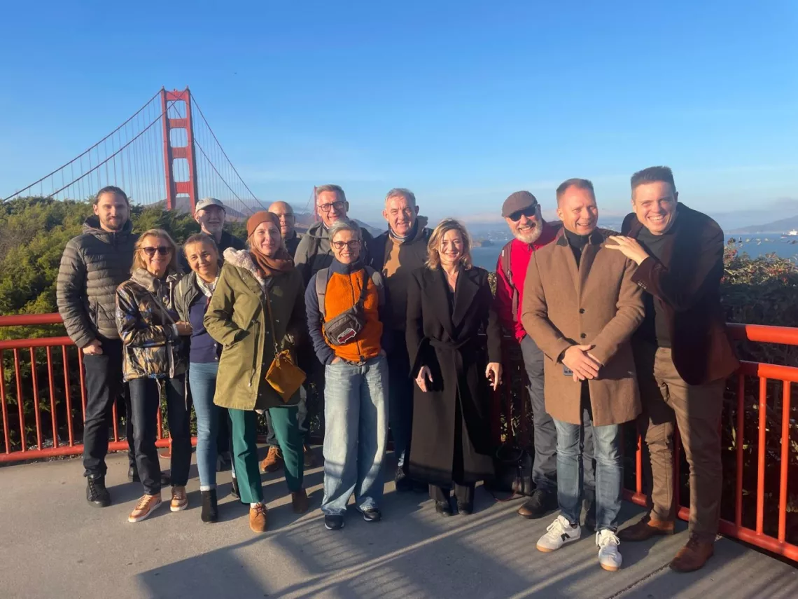 Członkowie delegacji z Politechniki Łódzkiej