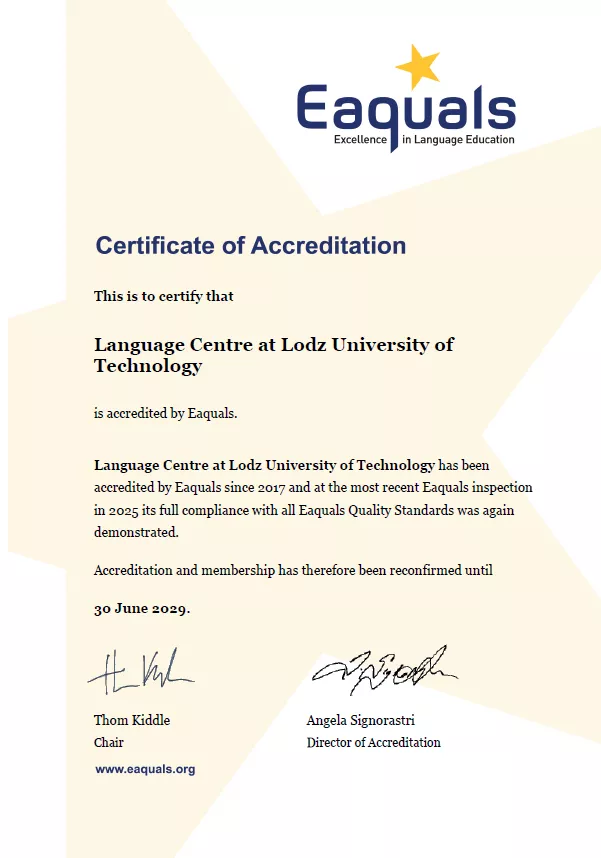 certyfikat akredytacji